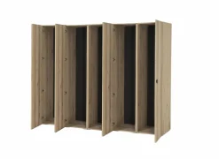 Kleerkast Holmes 250cm - MDF - eik