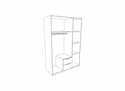 Kleerkast Liverpool 135cm