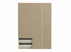 Kleerkast Mokkaro 145cm - decor - wit & sonoma eik