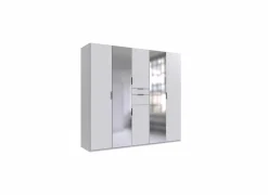 Kleerkast Moldau 225cm - decor - wit