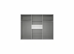 Kleerkast Moldau 270cm - decor - wit