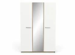 Kleerkast Watson 134cm - decor - kronberg eik & wit