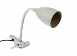 Klemlamp Sily H43cm - kunststof - grijs