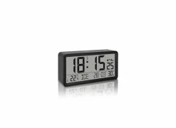 Klok Digitaal XXL 20x6,5cm - kunststof - zwart