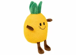 Knuffel Ananas H26cm - stof - geel