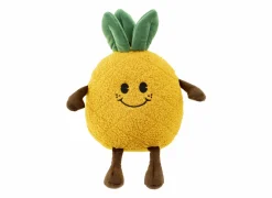 Knuffel Ananas H26cm - stof - geel