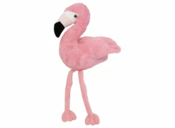 Knuffel Flamingo H59cm - stof - roze