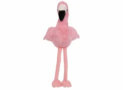 Knuffel Flamingo H59cm - stof - roze