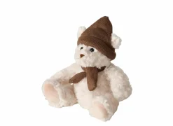 Knuffel Lenny H22cm - stof - bruin/beige