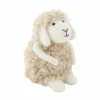 Cosy & Trendy Knuffel Schaap Curly  13x11x17cm - textiel - natuur