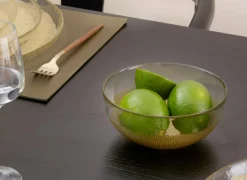 Kom Celeste Ø15cm - glas - goud