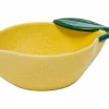 Kom Citroen 15,4x5,3m - keramiek - geel & groen