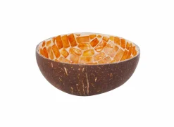 Kom Cocosbowl Ø14cm - kokos - goud