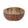 Kom Cocosbowl Ø14cm - kokos - goud