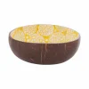 Kom Cocosbowl Ø14cm - kokos - geel