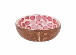 Kom Cocosbowl Ø14cm - kokos - pink pearl