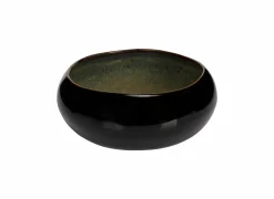 Cosy & Trendy Kom Splash Ø16cm - porselein - blauwgroen