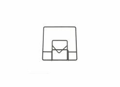 Kookboekhouder H29,5cm - metaal - zwart