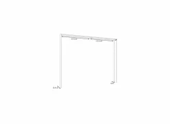 Kranslijst voor kleerkast Dalate 270cm