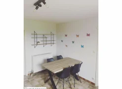 Kuipstoel Gigi 49x55x82cm - lederlook - zwart