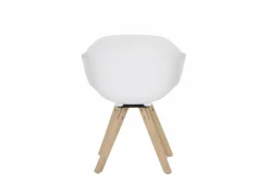 Kuipstoel Kabbala kunststof wit