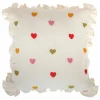 Kussen Amour 40x40cm - katoen & polyester - wit
