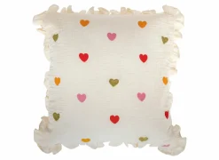 Kussen Amour 40x40cm - katoen & polyester - wit
