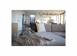 Tiseco Kussen Artem 45x45cm - katoen & polyestervezel - zwart