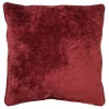 Kussen Chloe 50x50cm - stof - merlot