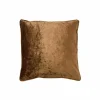 Kussen Chloe 50x50cm - viscose & polyester - tobacco brown