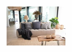 Kussen Damian Love 45x45cm - stof - donker grijs