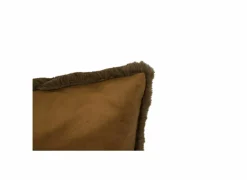 Kussen Duffie 60x60cm - imitatie konijnenvacht - bruin