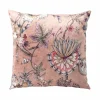 Kussen Flore 45x45cm - polyester - misty rose