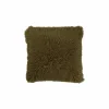 Kussen Fluffy 45x45cm - stof - military olive