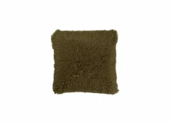 Kussen Fluffy 45x45cm - stof - military olive