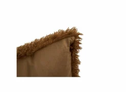 Kussen Hare 45x45cm - nepbont - oranje