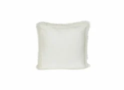 Kussen Hare 60x60cm - nepbont - wit