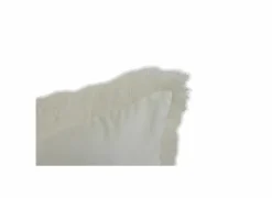 Kussen Hare 60x60cm - nepbont - wit