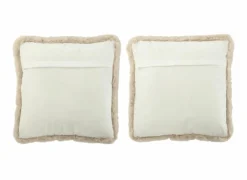 Kussen Hond Kat  45x45cm - stof - beige