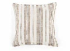 Tiseco Kussen Indira 45x45cm - katoen - taupe