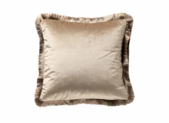 Kussen Jeanette 45x45cm - stof - bruin