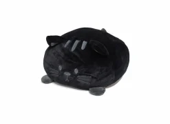 Kussen Kitty 33x20cm - polyester - zwart