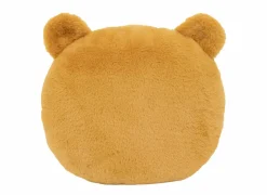 Kussen Luipaard 30x30cm - polyester - oranje