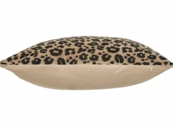 Kussen Lynra 40x40cm - polyester - zwart & bruin