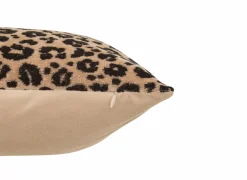 Kussen Lynra 40x40cm - polyester - zwart & bruin