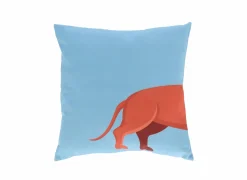 Kussen Outdoor Teckel 49x49cm - stof - multicolor