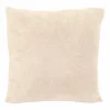 Tiseco Kussen Pippa 45x45cm - flanel - ivoor