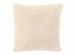 Tiseco Kussen Pippa 45x45cm - flanel - ivoor