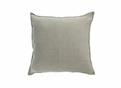 J line Kussen Stonewash 45x45cm - stof - groen