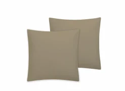 Kussensloop Cupido 65x65cm - katoen - mastiek - set van 2